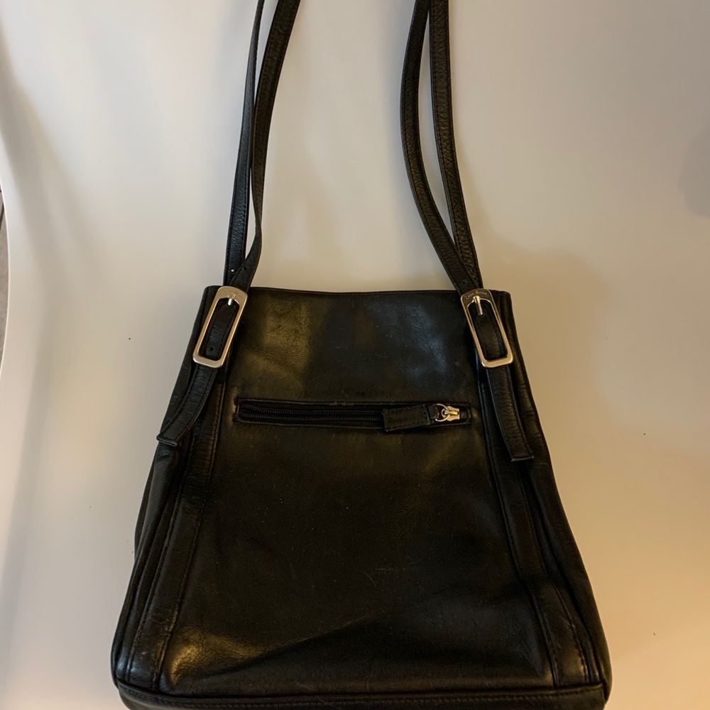 LUNA BORSA Soft Leather Shoulder Bag